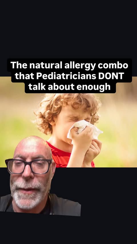 Instagram post by @drmichaelmilobsky for MaryRuth's. Caption reads: If your child suffers from seasonal allergies ,....