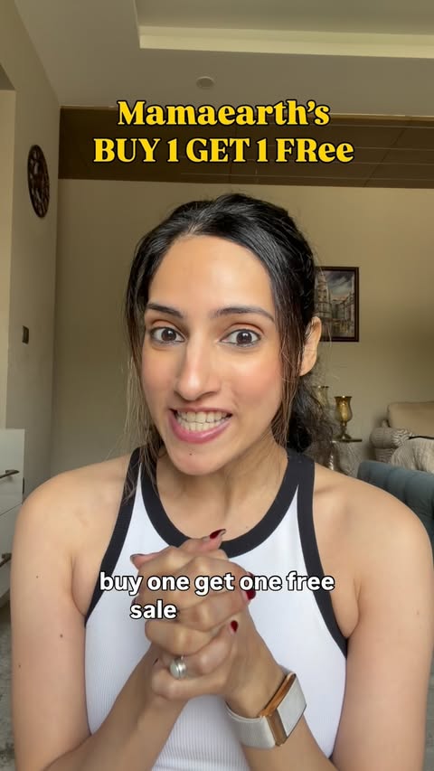 Instagram post by @gursimran_kaur_taneja for Mamaearth. Caption reads: BUY 1 GET 1 FREE sale is about to end....