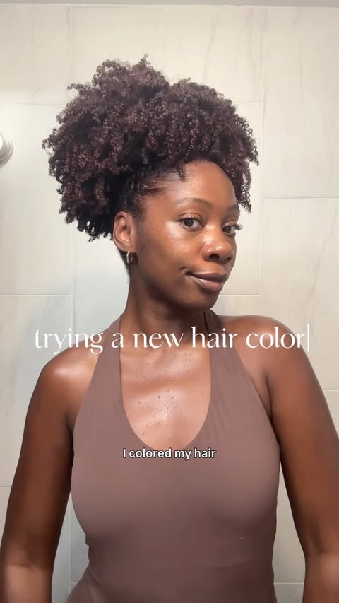 Instagram post by @jasminenicholle for As I Am. Caption reads: [...] for a new hairstyle so I decided to try....