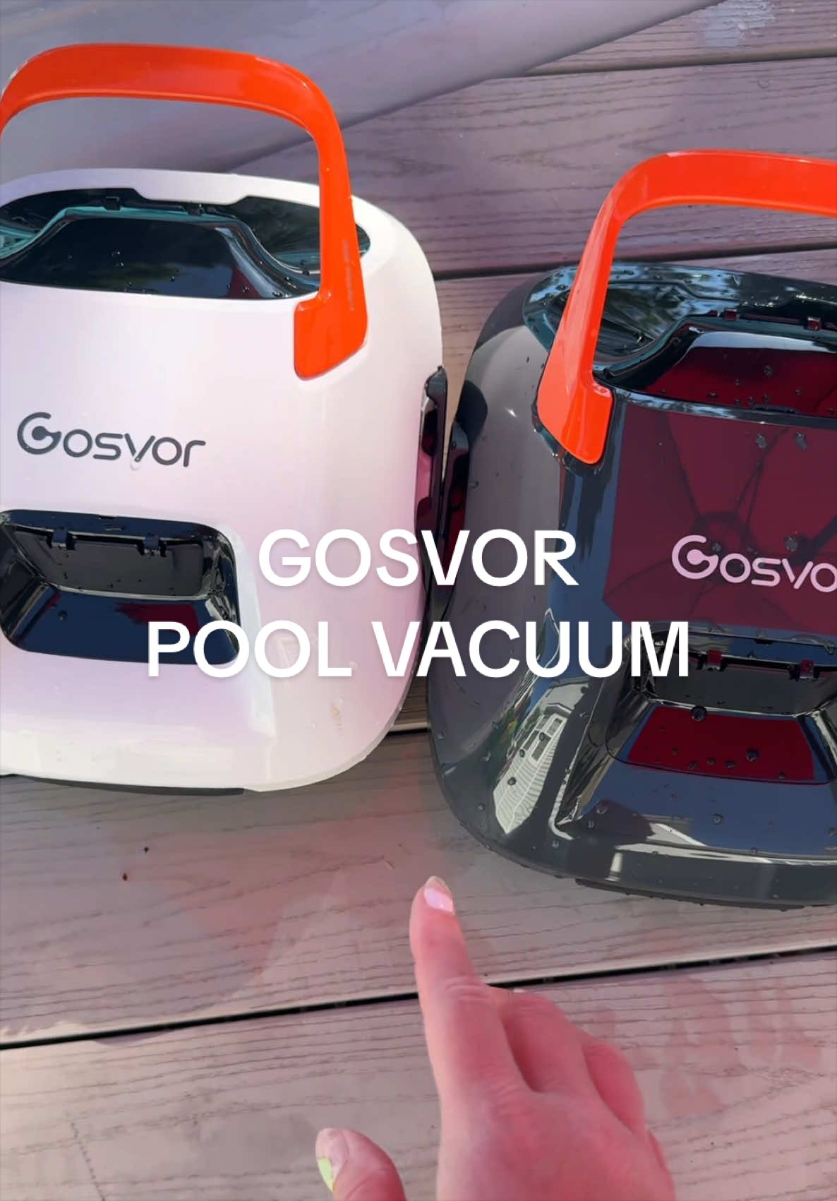 TikTok post by @katsterdid for Refined Living. Caption reads: [...] cleaning Pool cleaning @Cocola-AIPER....
