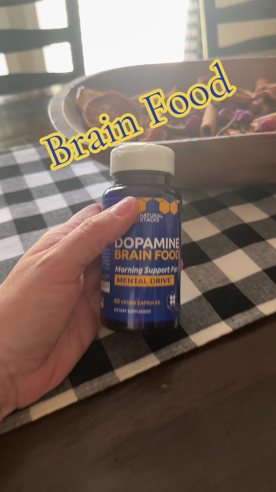 TikTok post by @momma.sondra for Natural Stacks. Caption reads: [...] #mentalhealth #tiktokshop @Natural Stacks.