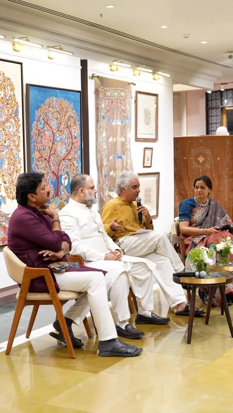 Instagram post by @swadesh_online for HSBC. Caption reads: Swadesh, in partnership with HSBC, hosted an....