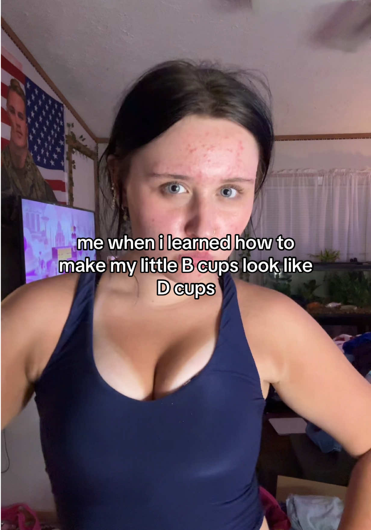 TikTok post by @uluvdanika for FallSweet. Caption reads: [...] “ok WOW.” #pushupbra #viralbra #fallsweetbra....