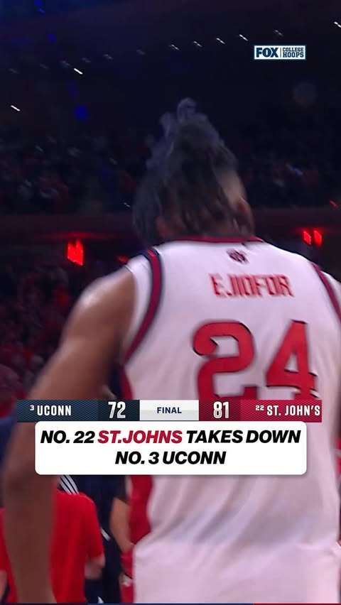 Instagram post by @stjohnsbball for Jeep. Caption reads: [...] World’s Most Famous Arena! Sponsored by....