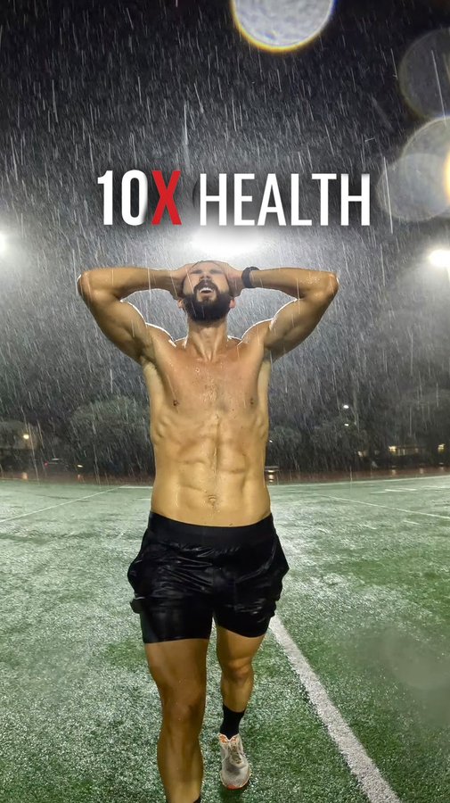 Instagram post by @alvaronunez for 10x Health System. Caption reads: [...] doing it alone. With 10X Health....