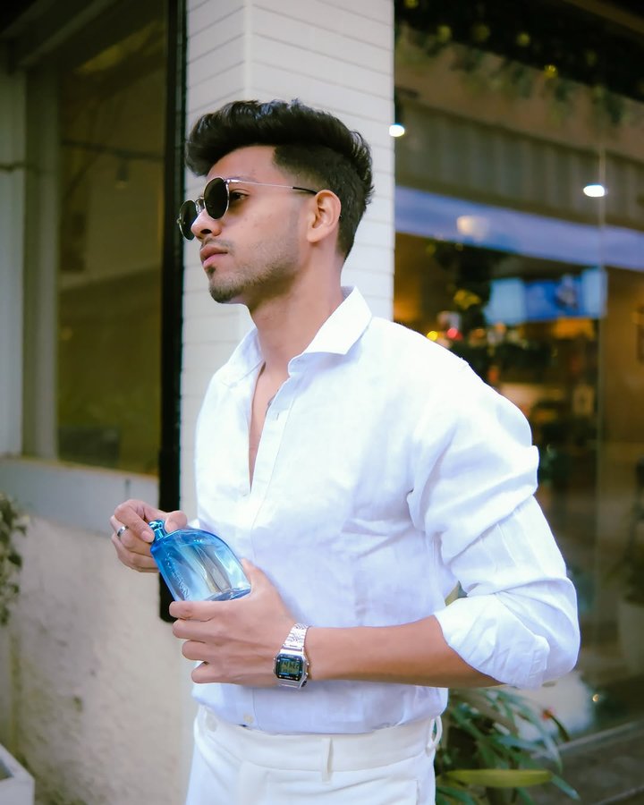 Instagram post by @rahul_x_parmar for Beauty Concepts Pvt Ltd. Caption reads: Reconnect with nature with every spritz of Nautica....