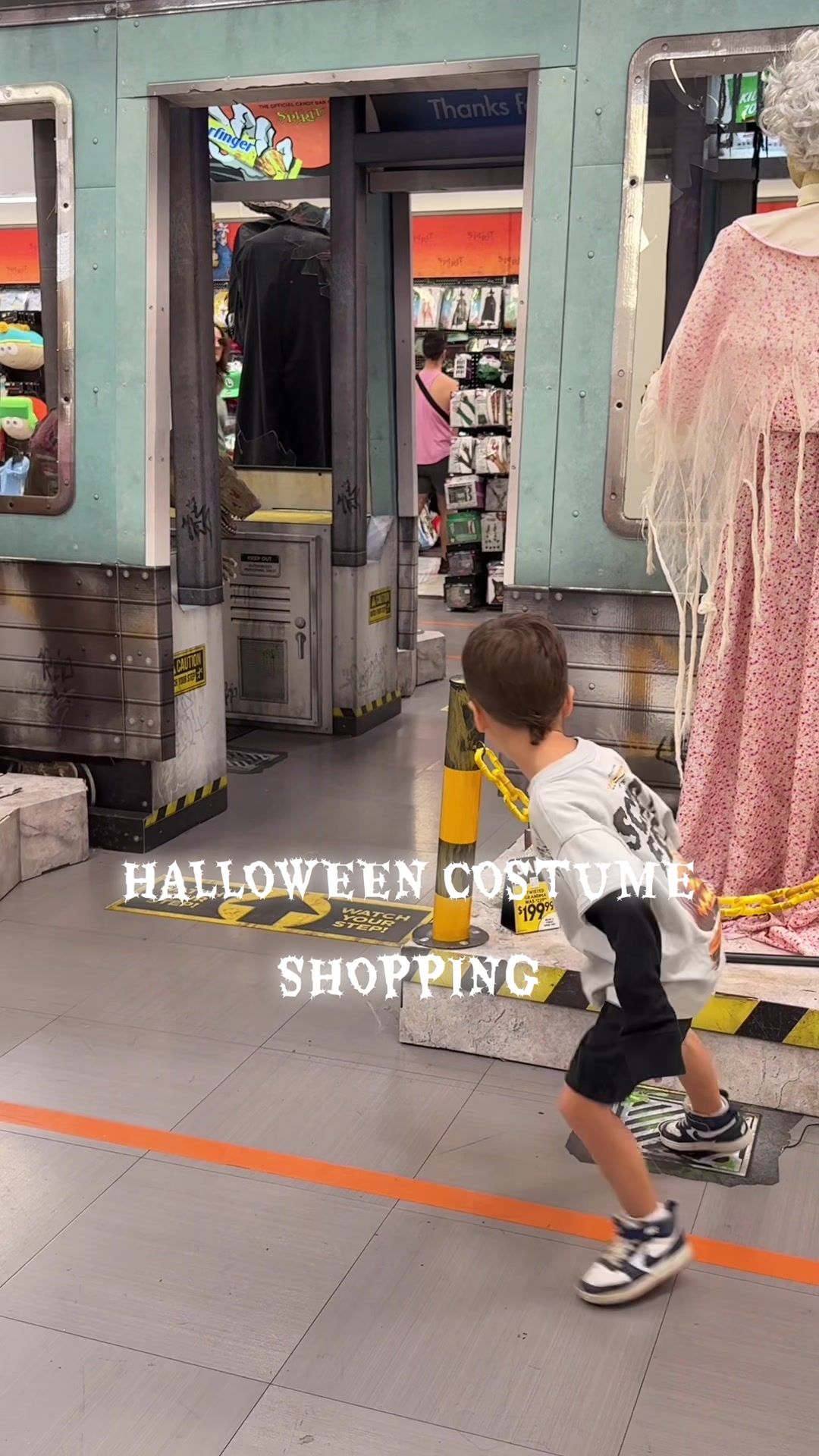 TikTok post by @sunkissed.mama for Spirit Halloween. Caption reads: My pimple patch was a paid actor👻 halloween....