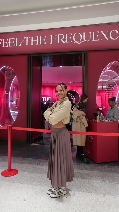 Instagram post by @courtnaywalker_ for Westfield London. Caption reads: [...] levelled up my wellness game with....