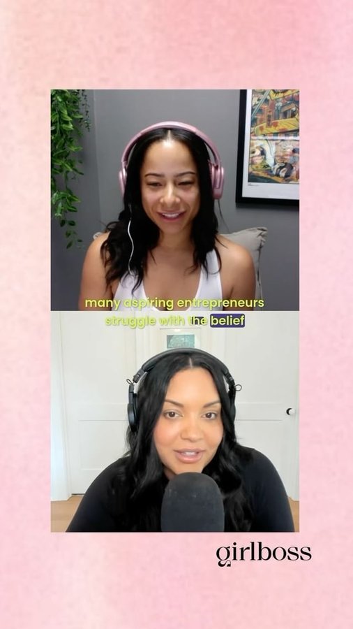 Instagram post by @cierarogers for Girlboss. Caption reads: I sat down with @averyfrancis of @girlboss last....