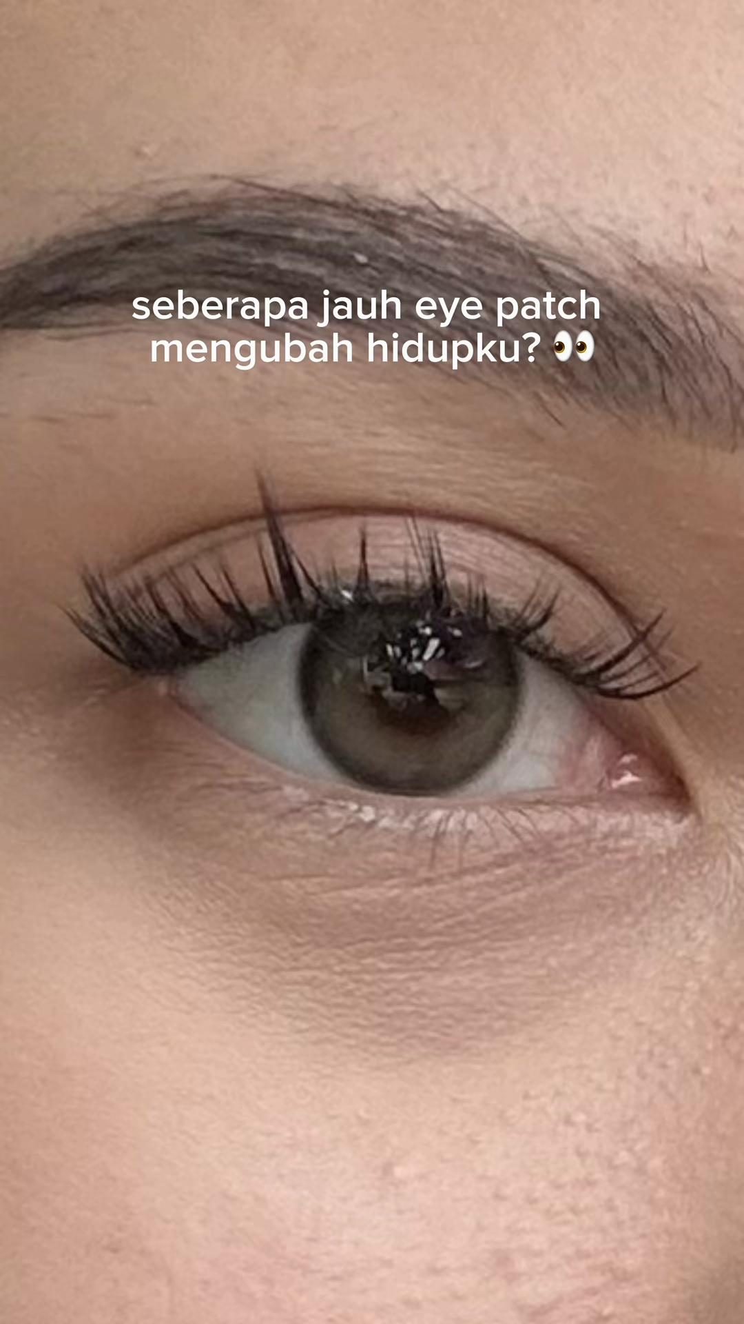 TikTok post by @tsysal for Lanbena. Caption reads: dulu insecure banget sama mata pandaa🥹....