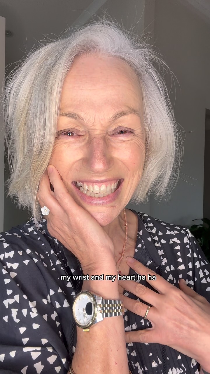 Instagram post by @themiddleagedgoddess for Withings. Caption reads: I feel so reassured that my @withings ScanWatch....