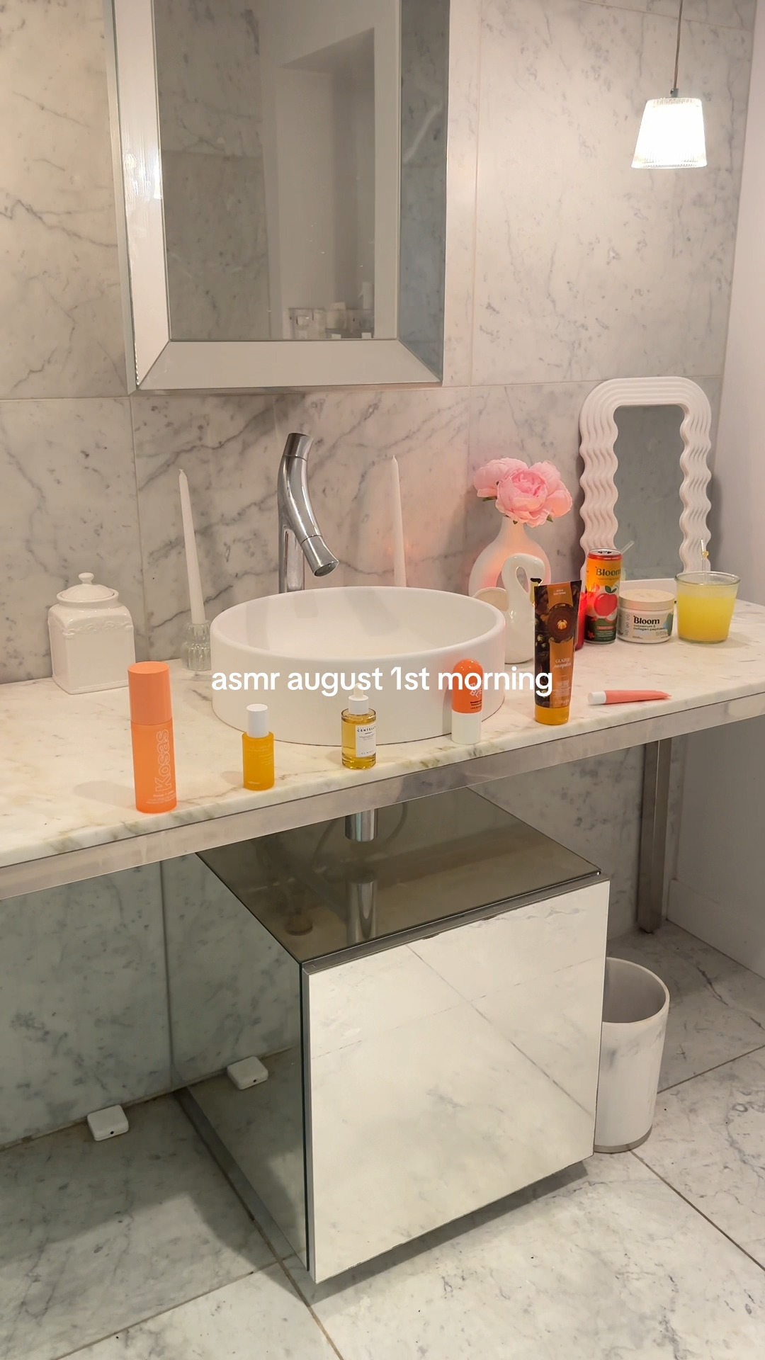 Instagram post by @galiciagordon for Ulta Beauty. Caption reads: #BloomPartner asmr august 1st morning ft.....