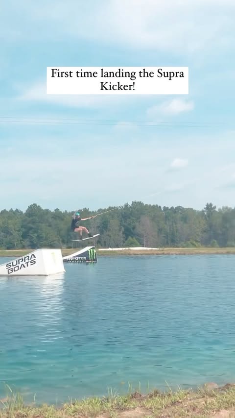 Instagram post by @mary_cathryne for Liquid Force. Caption reads: One of my favorite parts of this sport is having....