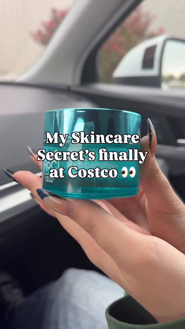 Instagram post by @costconew for RoC Skincare. Caption reads: My best skincare secret just went public 👀 i’ve....