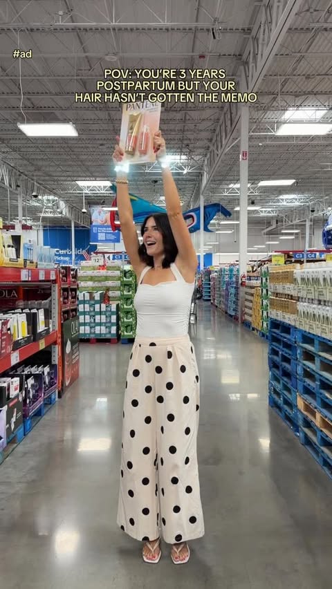 Instagram post by @chelseadelgado for Sam's Club. Caption reads: #ad Did @SamsClub just become my new hair salon?....