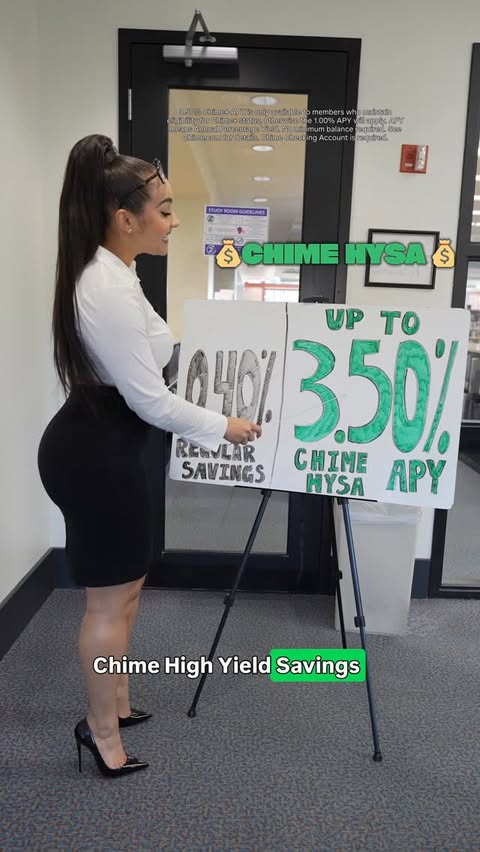 Instagram post by @demetriaobilor for Chime. Caption reads: WORK SMARTER 💰 Head to chime.com/dmoney to make....