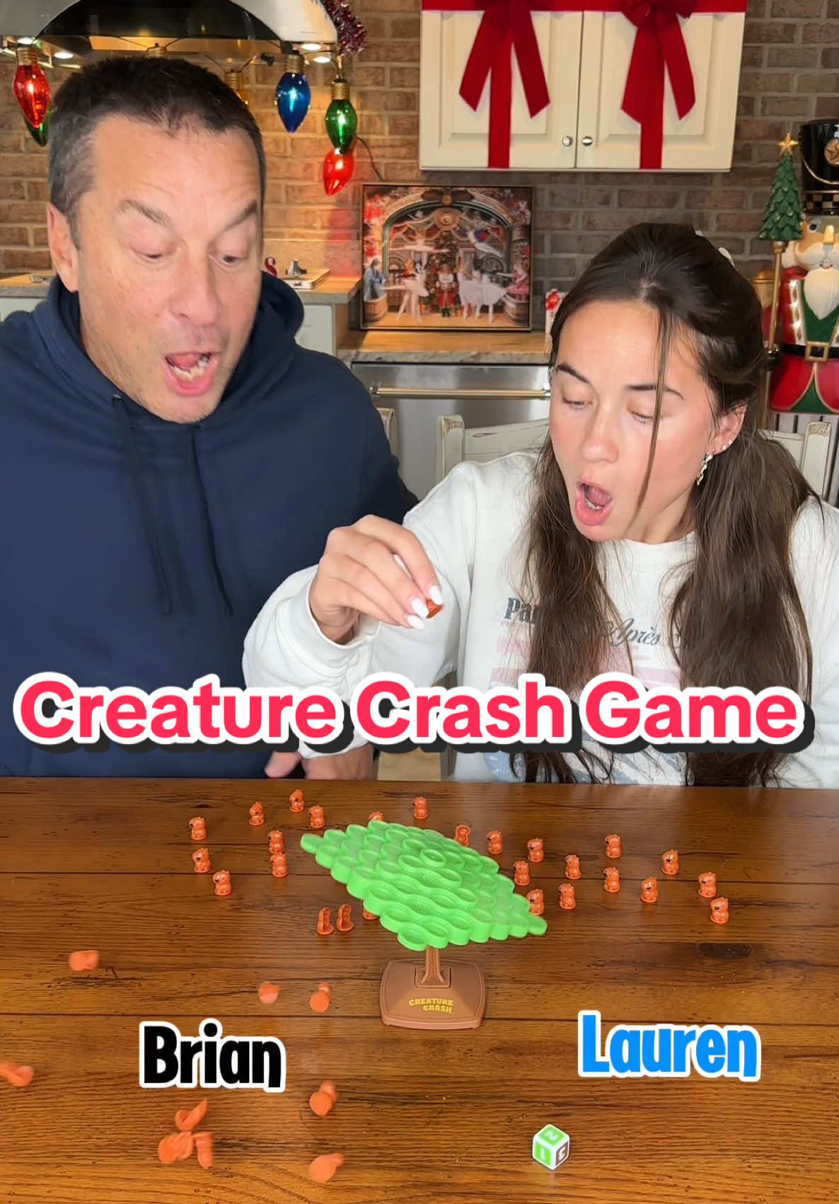 TikTok post by @klemfamily for What Do You Meme. Caption reads: Creature Crash is such a fun game for all ages!....