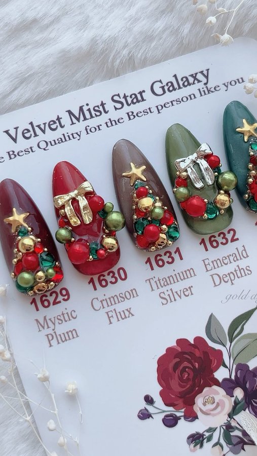 Instagram post by @golddigger_hiromi.t for ICEGEL. Caption reads: ・
Tokyo Nail Expo 先行発売
✨ Velvet Mist Star Galaxy....