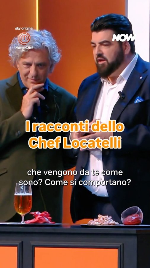 Instagram post by @giorgiolocatelli1 for NOW. Caption reads: @giorgiolocatelli1 spill the tea ☕️....