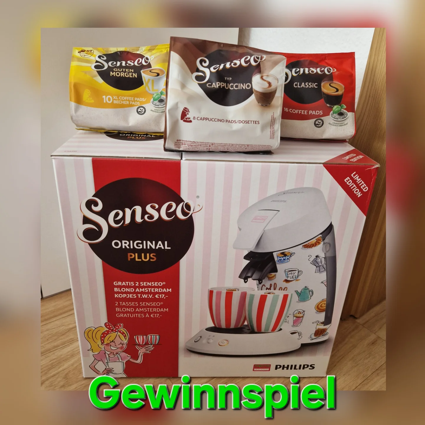 Instagram post by @luisaair for Konsumgoettinnen. Caption reads: *Werbung / GEWINNSPIEL*

Gewinne mit etwas Glück....