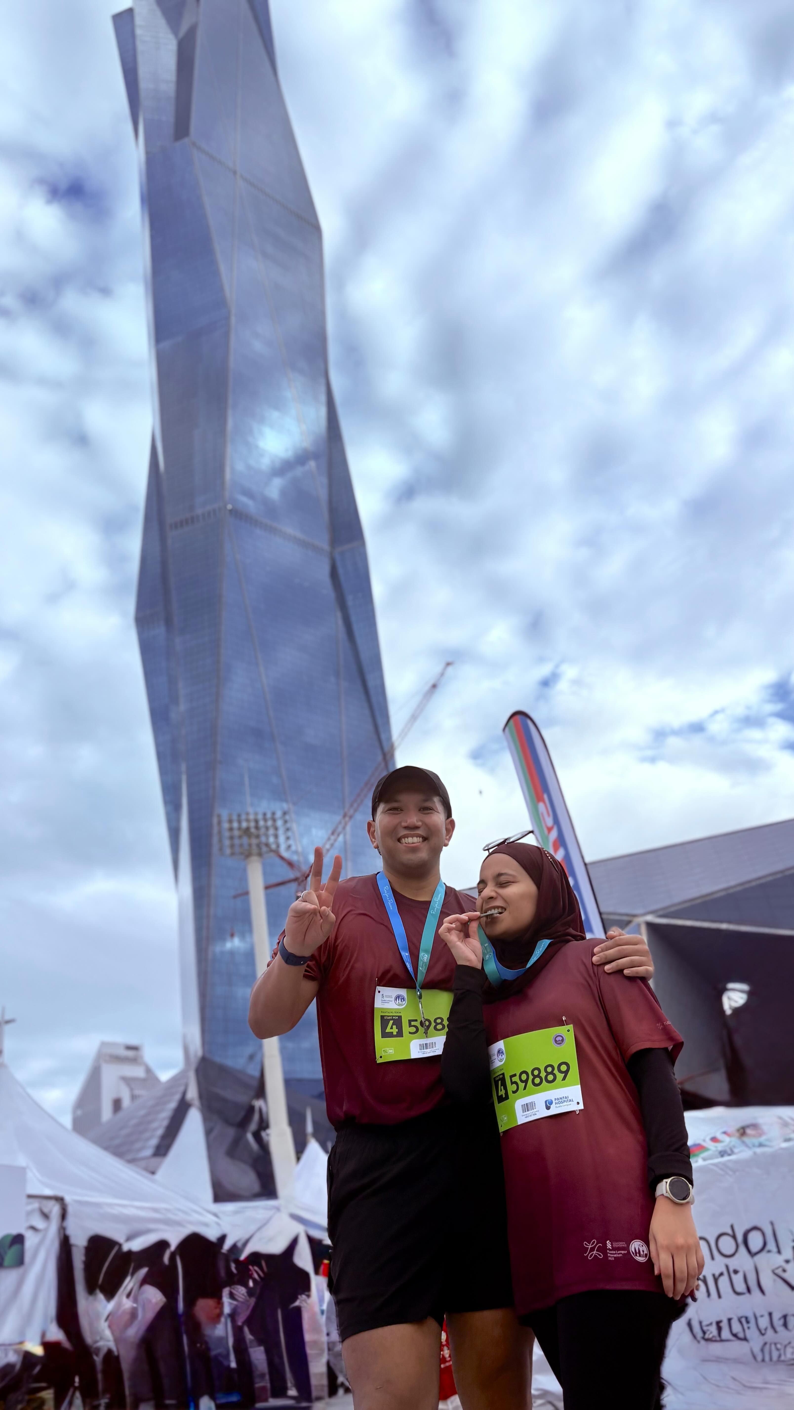 Instagram post by @nashanazari for TudungPeople. Caption reads: [...] @kyserunkrew for opening the door &....