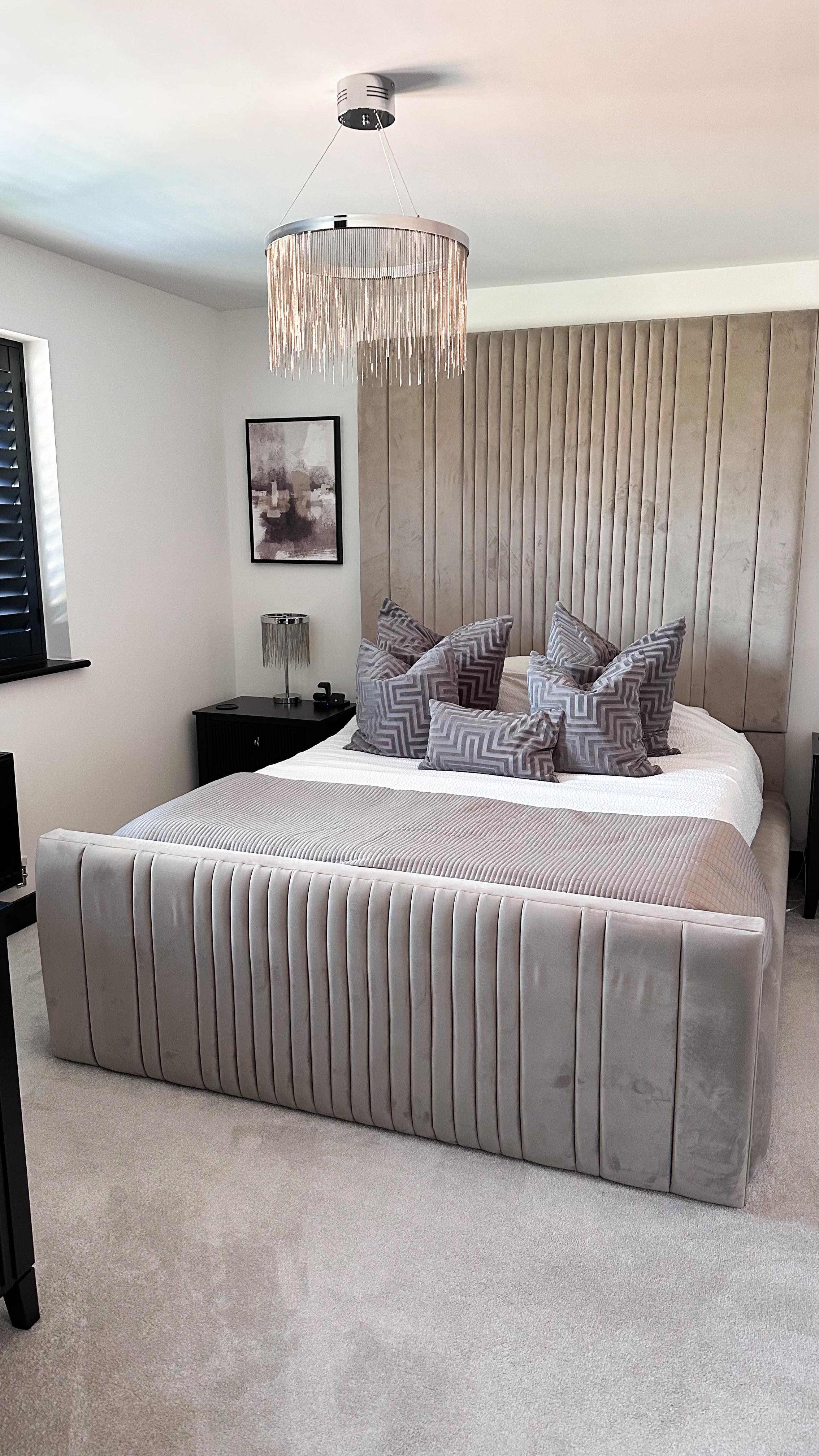 Instagram post by @themonomanor for Frenchic Paint. Caption reads: M A I N  B E D R O O M

Been a while… 🫶🏼

Bed -....