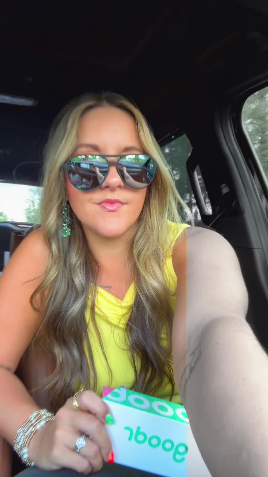 TikTok post by @peytoncierrafree for Goodr. Caption reads: Added to my @goodr collection 🥳 #goodr....