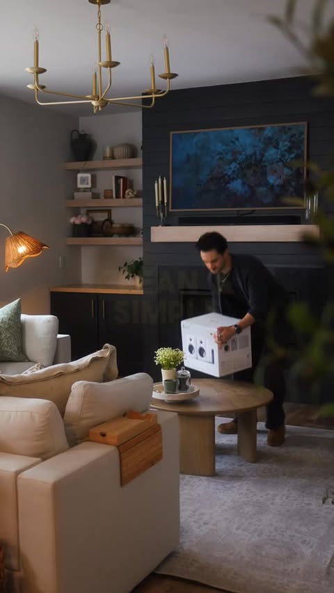 Instagram post by @tyler.fortherecord for EDIFIER. Caption reads: [...] the compact active M90 speakers from....