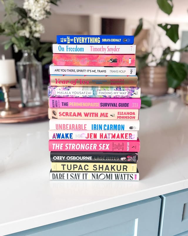 Instagram post by @amy_alwaysreading for Crown Publishing. Caption reads: [...] at @atriabooks @avidreaderpress....