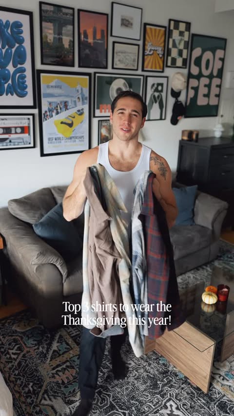 Instagram post by @paulrabic for Flag & Anthem. Caption reads: [...] look good, stay comfortable 🦃

Flag &....