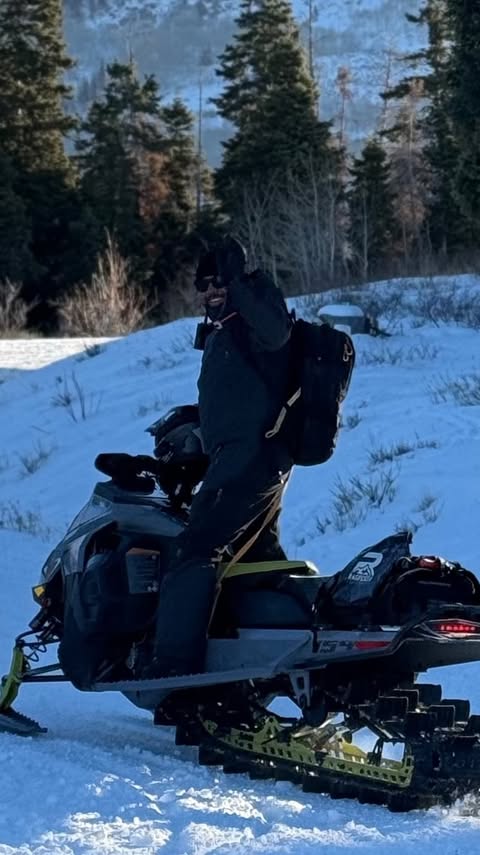 Instagram post by @osborneready for Ski-Doo. Caption reads: DJ is my name and teachin’ is my game! 

@skidoo....