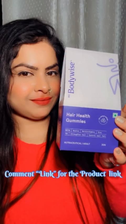 Instagram post by @pragati6924 for Be Bodywise. Caption reads: Strong hair starts here 💪✨ #haircare #gummies....