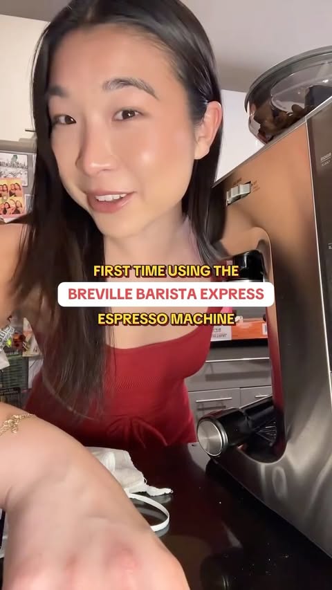 Instagram post by @careeseeats for Breville. Caption reads: LOL ok huge learning curve for us 🤣🤣 but it’s....