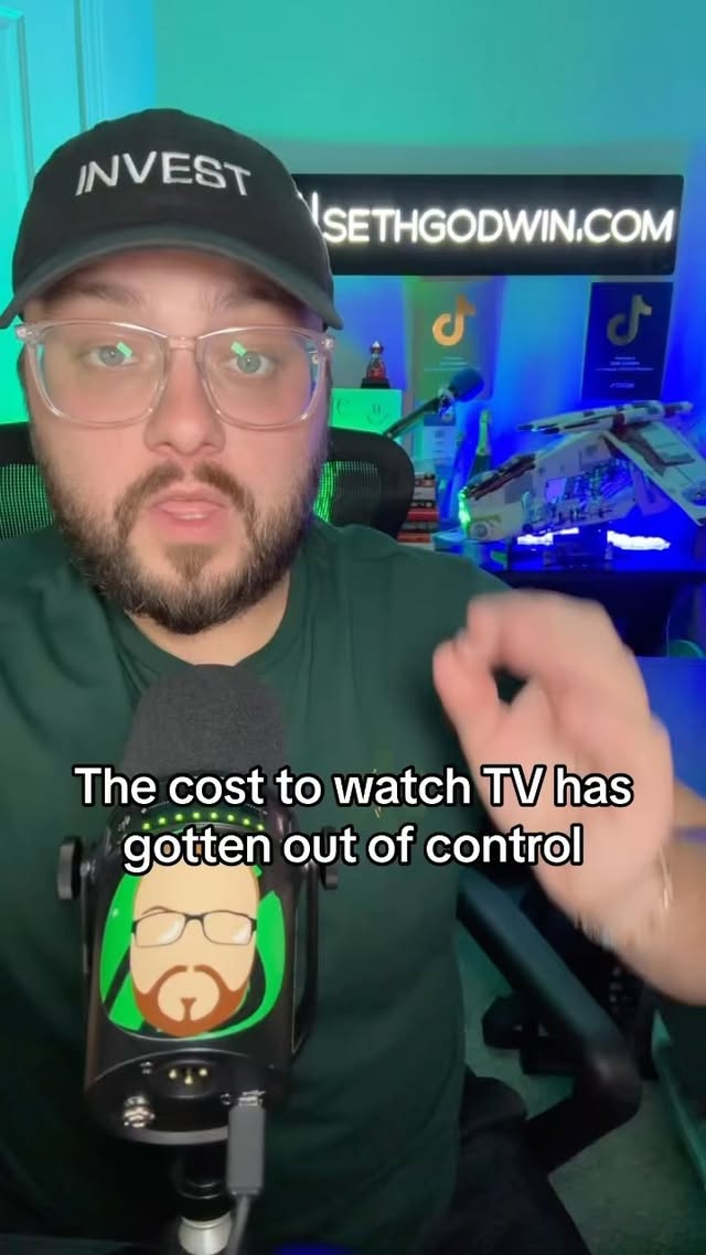 Instagram post by @sethgodwin for TabloTV. Caption reads: [...] Services. Use my code SETHGODWIN at....