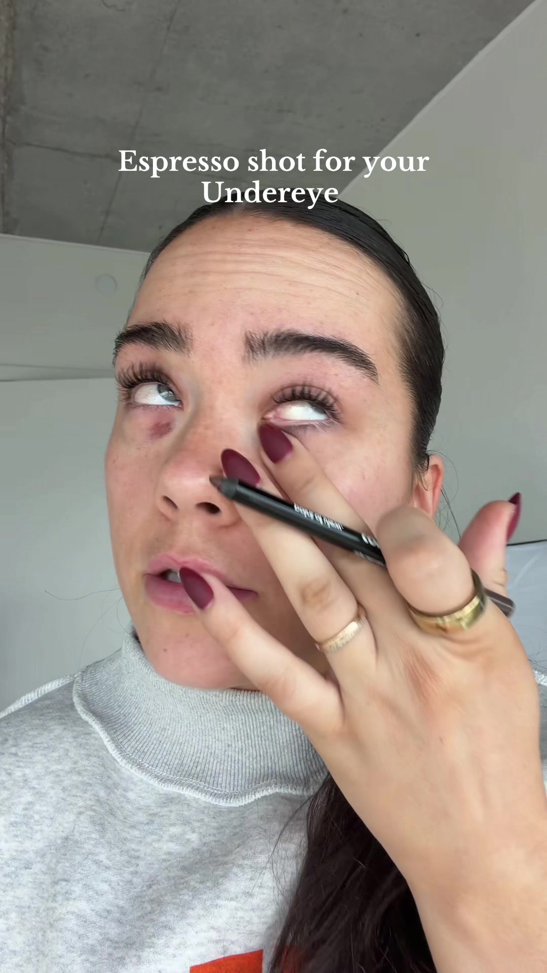 TikTok post by @peytonxblack for Palladio Beauty. Caption reads: [...] like she works to meeeee @Palladio Beauty....