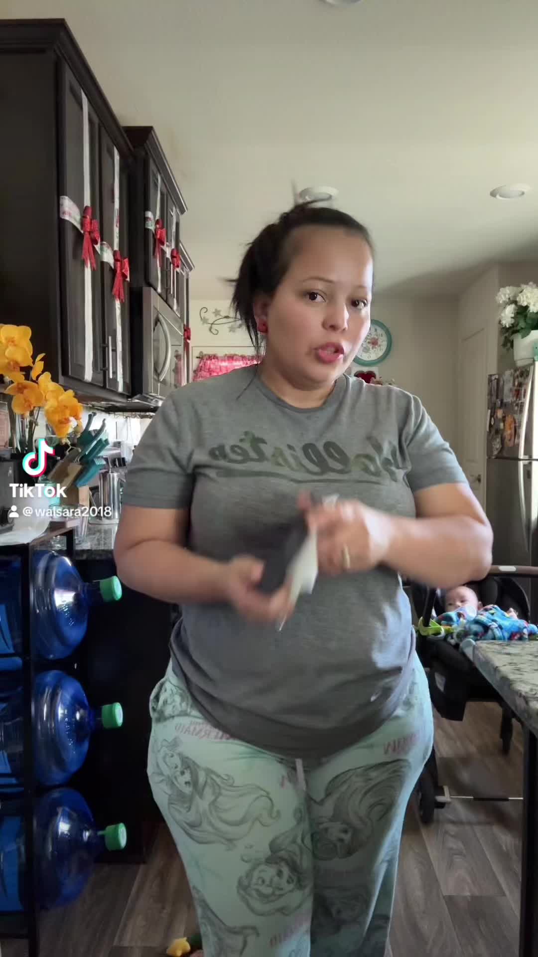 TikTok post by @walsara2018 for Supcase. Caption reads: @Supcase US magnetic wallet! #supcase [...].