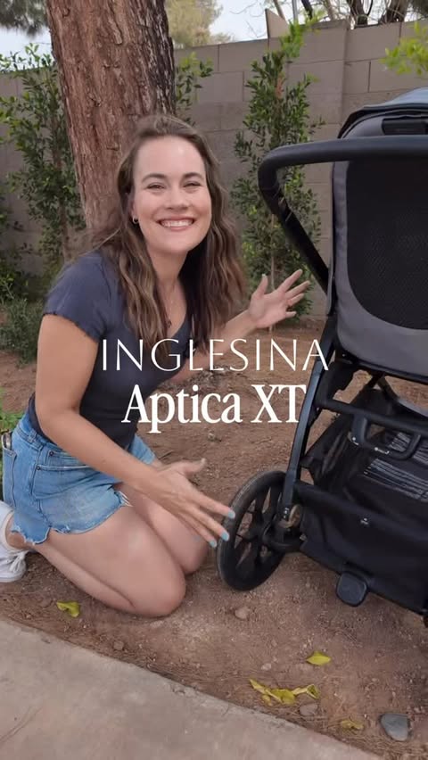 Instagram post by @the_stroller_mom for Inglesina. Caption reads: [...] on a lightweight stroller?! The Inglesina....