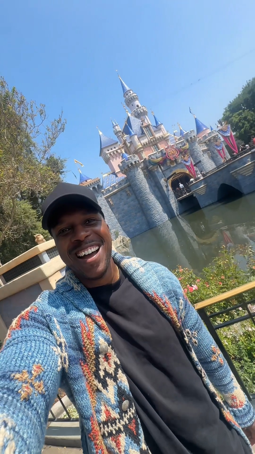 Instagram post by @leslieodomjr for Disneyland. Caption reads: From The Happiest Place on Earth to The Room Where....