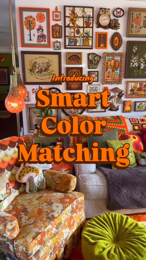 Instagram post by @glassandkittiesvintage for Frame It Easy. Caption reads: In LOVE with @frameiteasy new smart color....