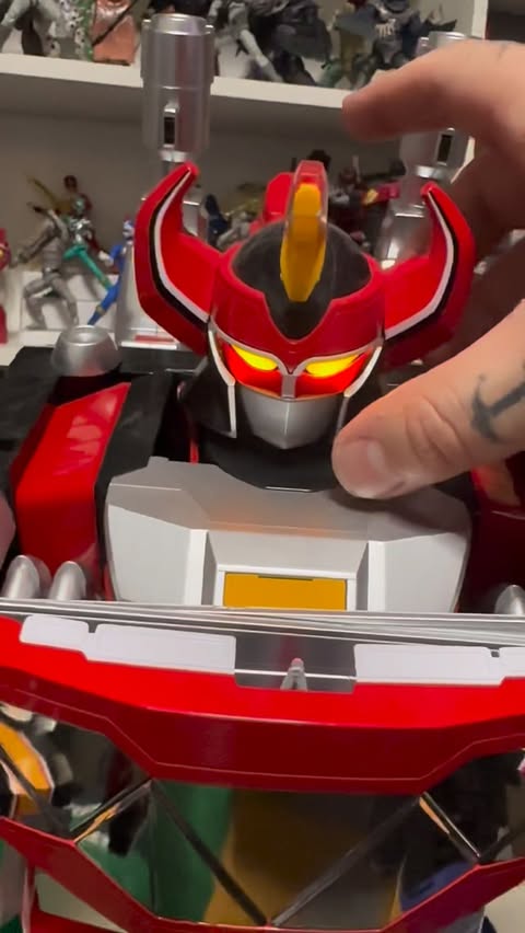 Instagram post by @lightningcollector2021 for Fanhome. Caption reads: [...] Power Rangers Megazord to date - The Fanhome....