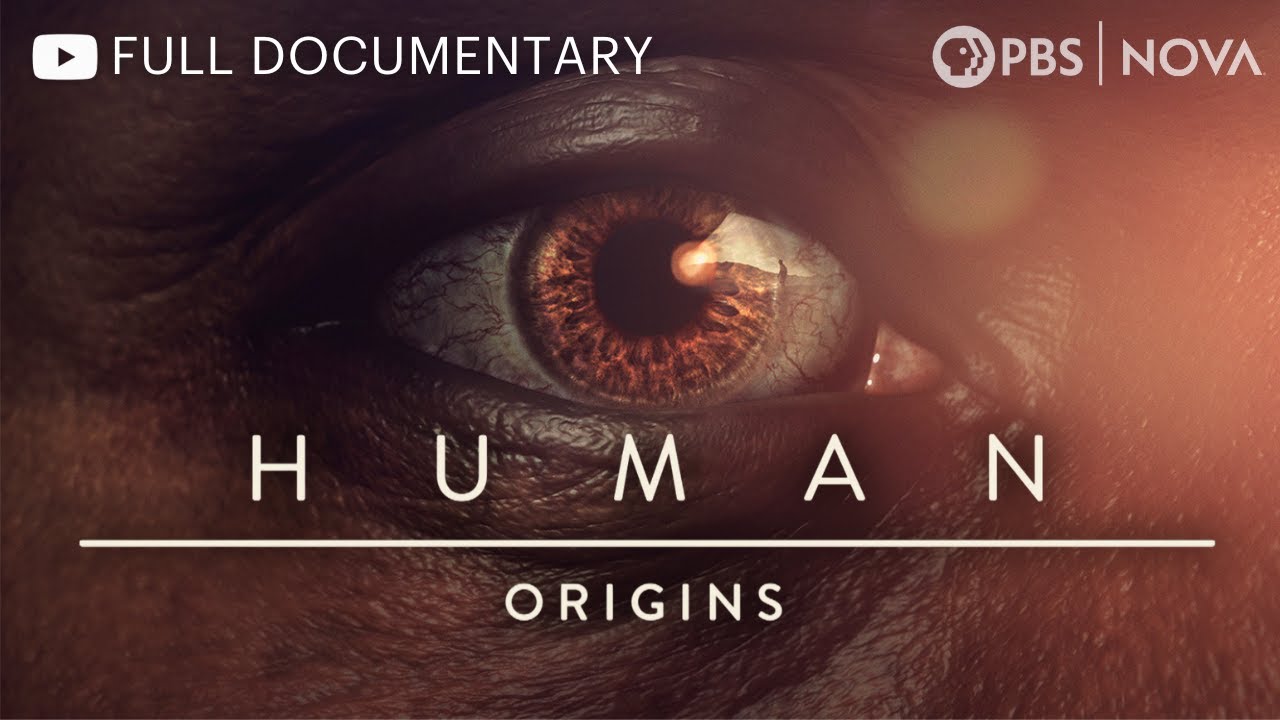 YouTube post by @novapbs for PBS. Caption reads: Human: Origins | Full Documentary | NOVA | PBS.
