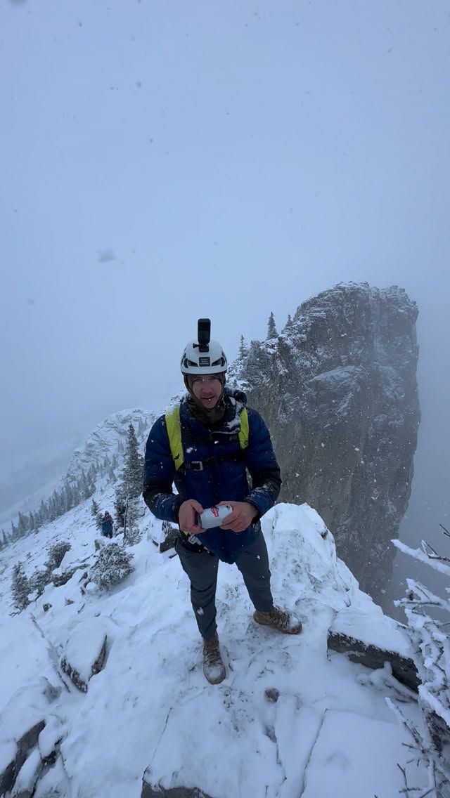 Instagram post by @npadventure for Happy Dad. Caption reads: [...] together better than a lil snow and a....
