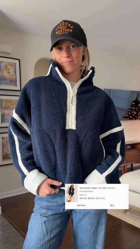 Instagram post by @alliemcguffin for Nuuly. Caption reads: @nuuly winter try on (with screenshots) [...].