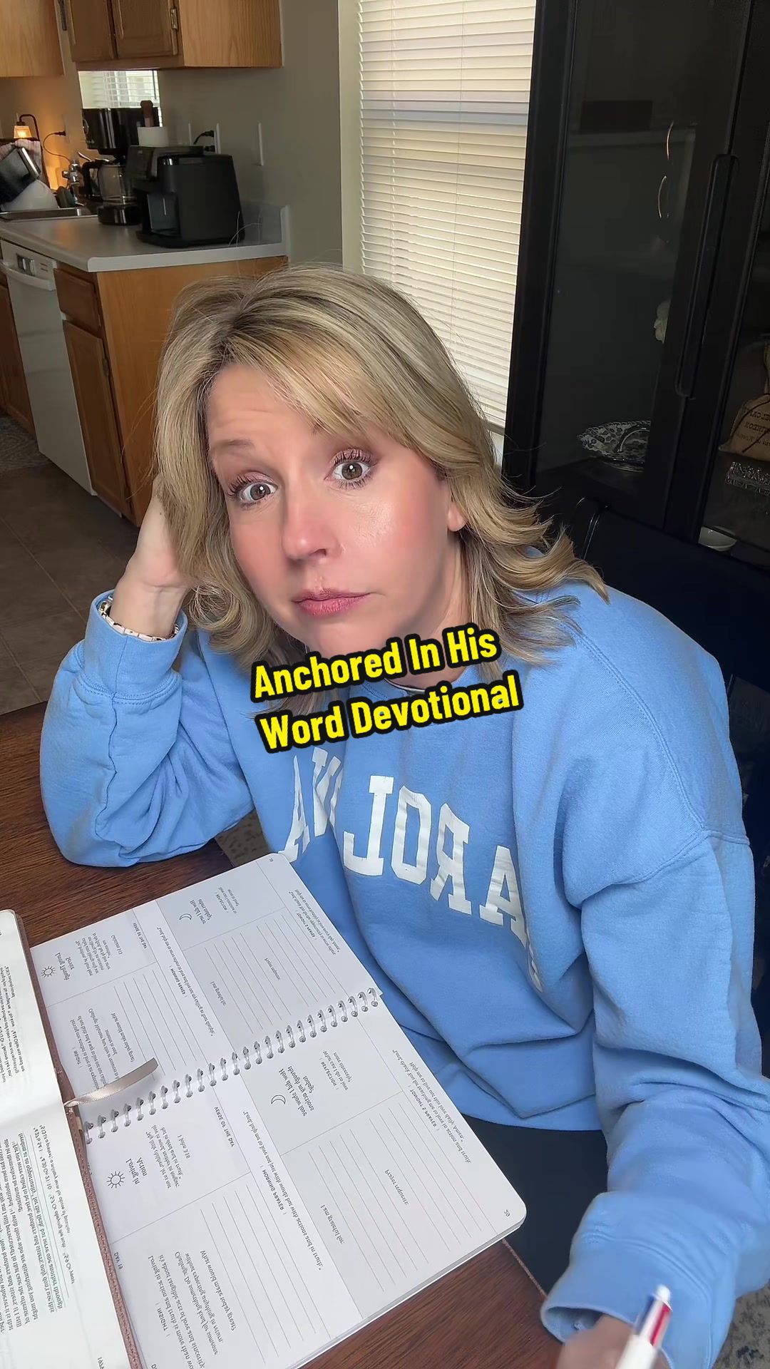 TikTok post by @carolinagirl1007 for Spiral Bible. Caption reads: [...] with God. ✝️ #devotional #biblestudy....