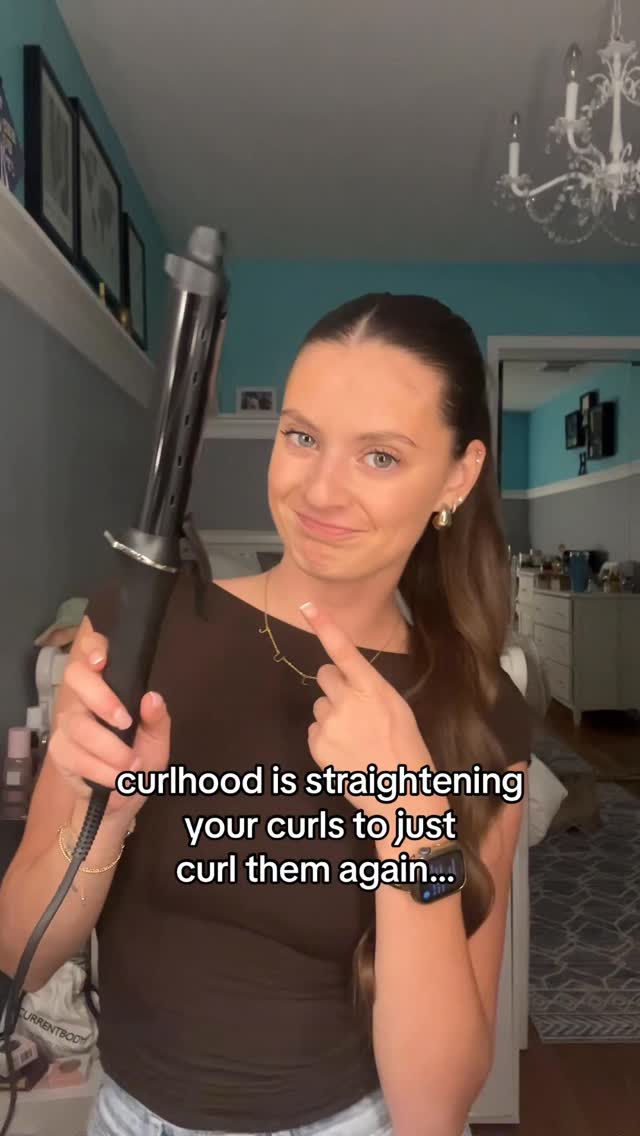 Instagram post by @julesdell_ for Paul Mitchell. Caption reads: we all know these types of curls are different....