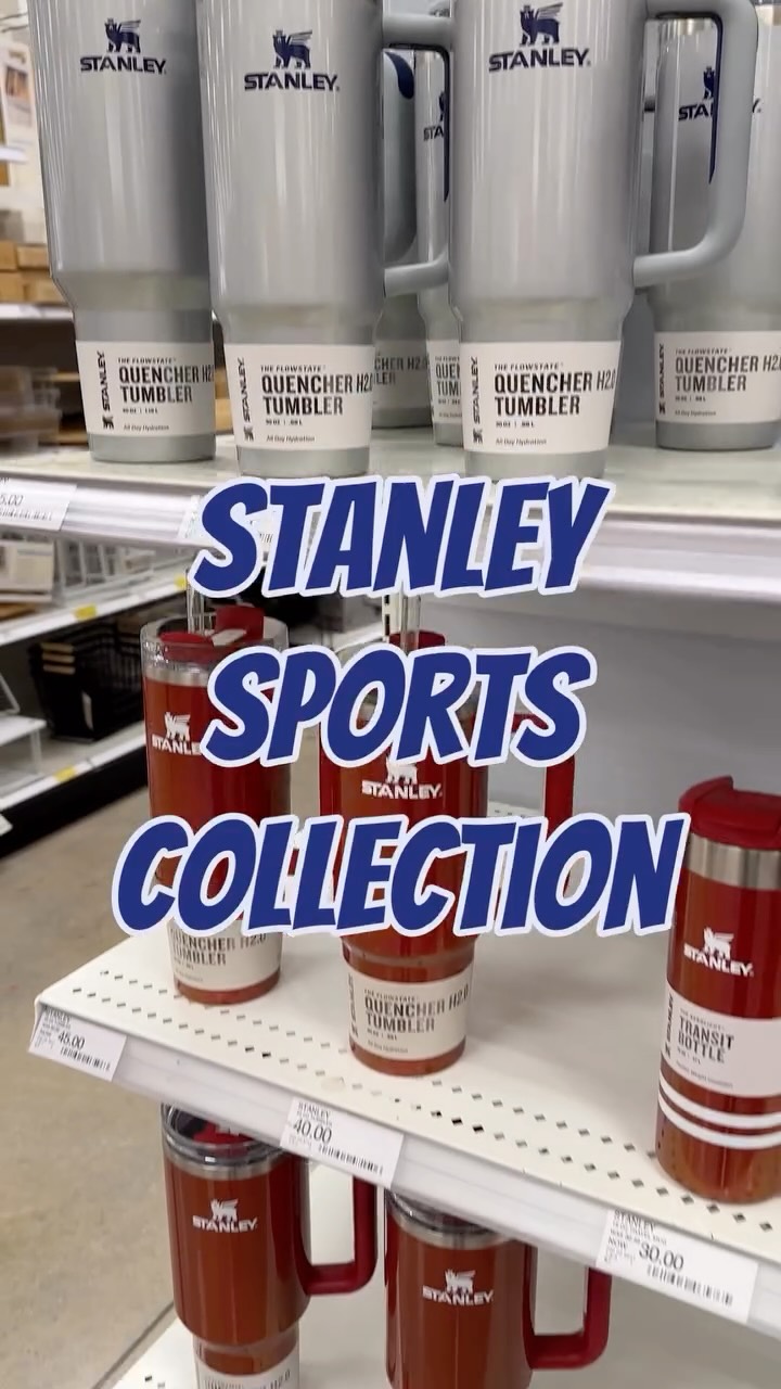 Instagram post by an influencer for Stanley 1913. Caption reads: Follow + comment SPORTS 🏈 Stanley has a new....