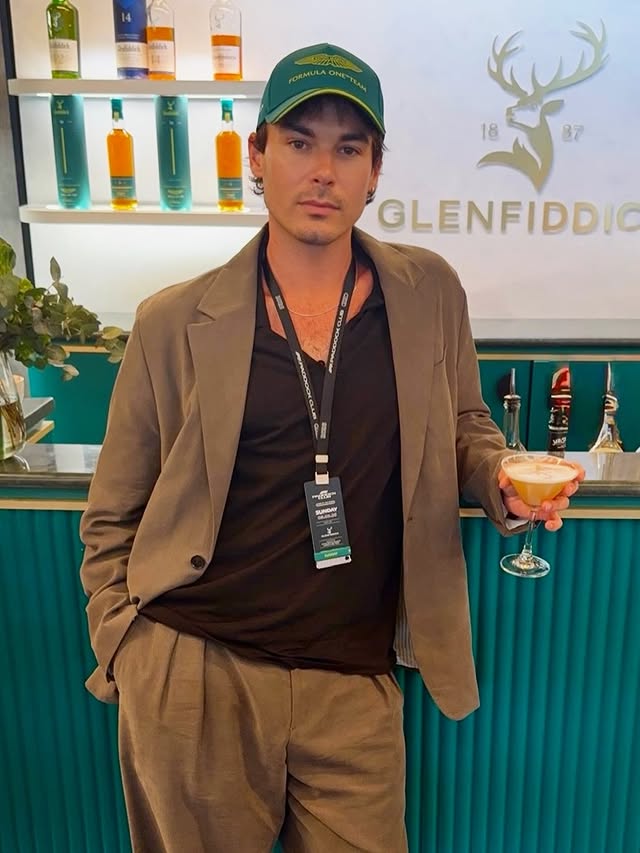 Instagram post by @tylerjblackburn for Glenfiddich. Caption reads: [...] experience was so iconic thanks to....