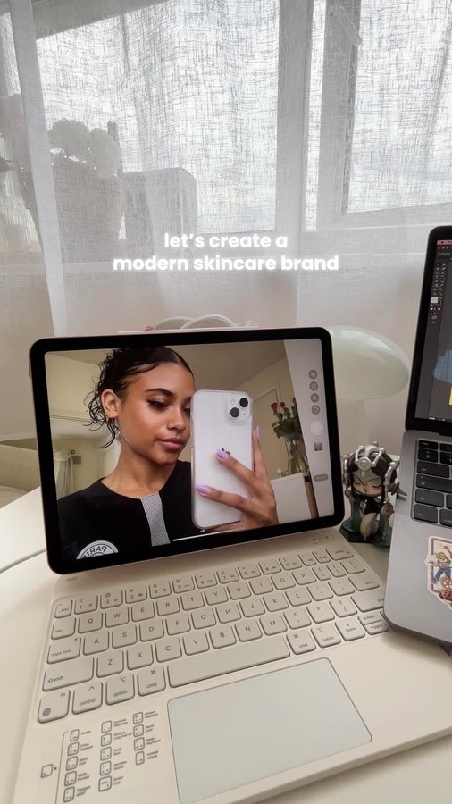 Instagram post by @digitalsbyjannah for Envato. Caption reads: Create with Me! 🧚🏽‍♀️ • @envato A few months....