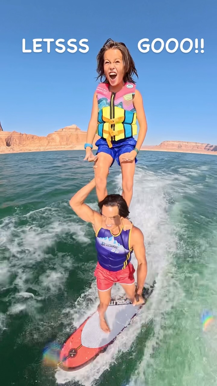Instagram post by @thebucketlistfamily for Insta360. Caption reads: Are we ready to join the circus?? 😅 We out here....