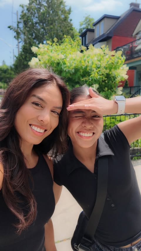 Instagram post by @trishaenriquez for TELUS. Caption reads: [...] motherhood. 🥹 Learn more by heading to....